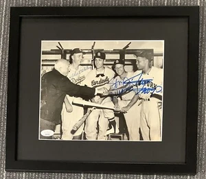 Willie Mays Signed Photo 8x10 Baseball Stan Musial Walt Alston Autograph ASG JSA - Picture 1 of 6