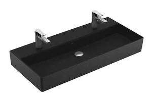 Lavabo Villeroy & Boch Memento1200 negro brillante 5133c1 montaje en pared/accesorio - Imagen 1 de 7