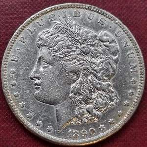 1890 CC Morgan Dollar $1 Silver CARSON CITY High Grade AU Details #83209 - Picture 1 of 2
