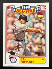 1991 Topps Glossy #5 Cal Ripken  1990 All-Star Baltimore Orioles