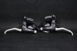 Vintage Shimano XT ST-M737 MTB 3x8s Shifters SLR Plus Mountain Bike Shifter set - Picture 1 of 14