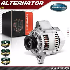 Alternator for Isuzu Trooper 2000-2002 Acura SLX 1999 90A 12V CW 6-Groove Pulley - Picture 1 of 9