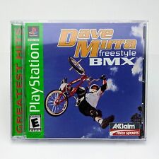 Dave Mirra Freestyle BMX PlayStation 1 PS1 w Registration CIB Buffed Disc TESTED