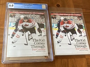 Sports Illustrated CGC 6.0 White Pages (Sidney Crosby- Team Canada) #001 + extra - Picture 1 of 4