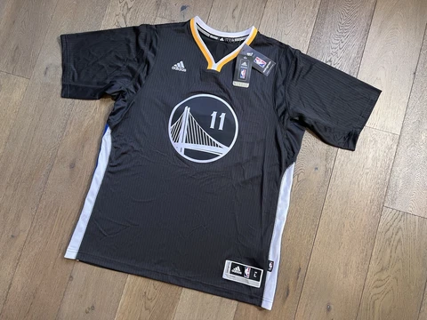 Adidas Klay Thompson Golden State Warriors Sleeve Jersey Nike SIZE MEDIUM Cover