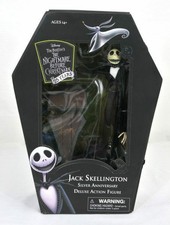 Nightmare Before Christmas JACK SKELLINGTON Silver Anniversary Deluxe Figure NBX