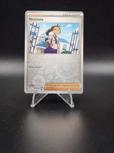 Lámina de holo inversa Pokemon Nemona Trainer Supporter 2024 Paldean Fates 82/91 - Imagen 1 de 2