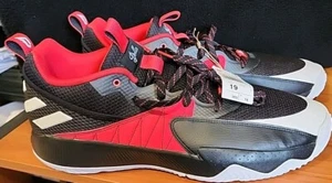 NUEVO CON ETIQUETAS ADIDAS Hombre Dama Certificado 2.0 Negro Escarlata Baloncesto Talla 19 HR0728 - Imagen 1 de 6