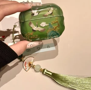 Süße Tengyun Kranich Kopfhörer Hülle Cover für Apple Airpods 1 2 3 4 Pro 2 - Bild 1 von 7