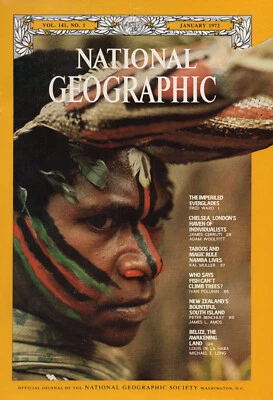National Geographic Jan 1972 Everglades Chelsea London Namba New Zealand Belize Foto 1 de 2