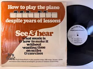 Novelty 2LP How to Play the Piano Despite Years of Lessons 1977 Crown & Bridge - Picture 1 of 2