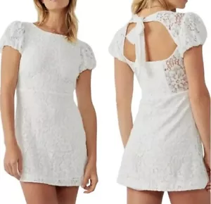 Free People Hailee Lace Mini Dress SMALL (606) - Picture 1 of 9