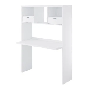 Scrivania con libreria SILA in laminato, LAP 115,4x155x56 cm - Foto 1 di 6
