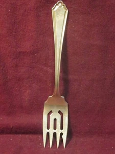 Sterling Alvin HAMILTON  SALAD FORK  6"  25g   mono N    - Picture 1 of 4