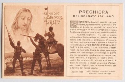 ITALY 1915 Scarce Military WWI Patriotic War Propaganda Picure PPC PostCard LOOK - Image 1 of 3
