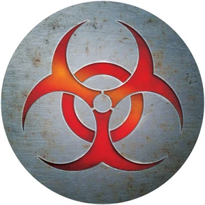 Advertencia de riesgo biológico - Insignia de rejilla magnética para MINI Cooper - Imagen 1 de 1