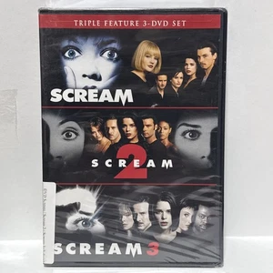Scream 1, Scream 2, Scream 3 Collection (DVD, 2011, 3-Disc Set) - Case Damaged - Bild 1 von 4
