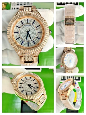 Invicta Specialty Lady Quartz Rose Gold SS Crystal Watch 49926 Bracelet WR 100 M - Image 1 of 4