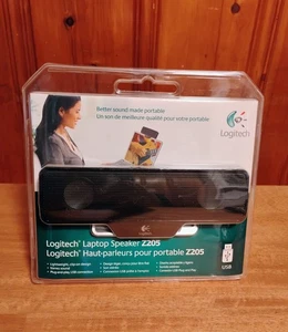 Logitech Z205 Portable Computer Speaker Black Lightweight Clip-On New - Afbeelding 1 van 3