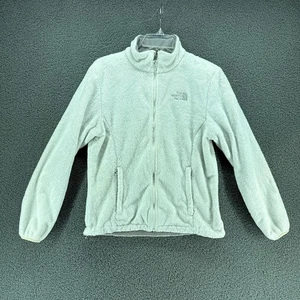The North Face Fleece Jacket Womens Medium White Fleece - Picture 1 of 8