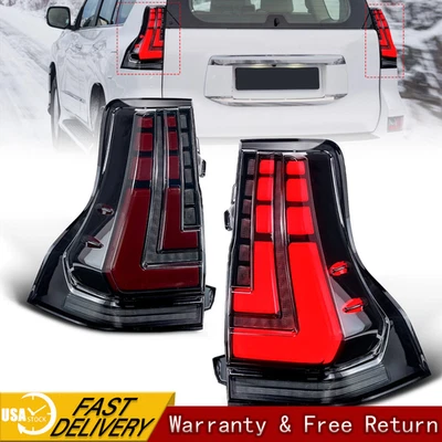 Pair Tail Light Assembly For Lexus GX460 / Toyota Land Cruiser Prado 2010-2021 Foto 1 de 4