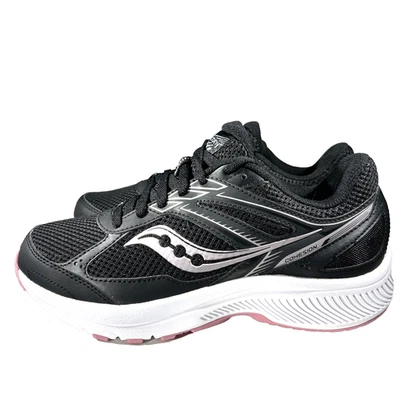 NEW Saucony Cohesion 14 Womens Size 7 Wide 7W Running Shoes Black Sneakers Walk - Image 1 of 4