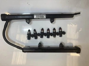 Mopar 3.6L 3.6 Pentastar Fuel Rail 05281297AA OEM With Injectors - Picture 1 of 7