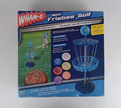 Mini Frisbee Golf Set – Target w 6 Mini Frisbees Wham-O - 2009 51091 box damage - Image 1 of 4
