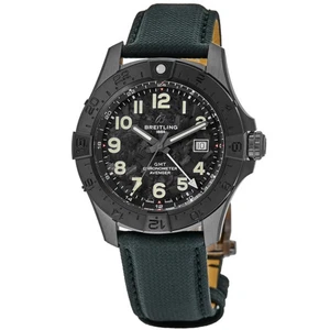 New Breitling Avenger Automatic GMT 44 Night Mission Men's Watch S32320101B1X1 - Picture 1 of 5