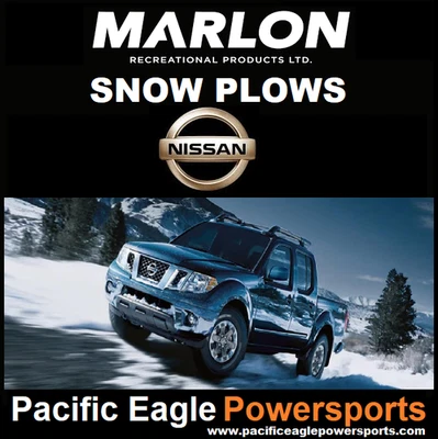 Nissan 82"x19" Heavy-Duty Universal Mount T-Frame Snow Plow w/ Winch & Remote - Image 1 of 4