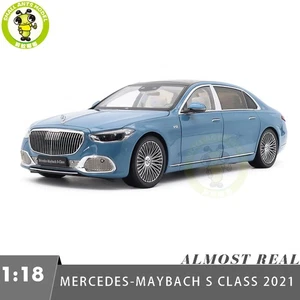 1/18 Benz Maybach S Class S680 2021 Almost Real 820135 Blue Diecast Model Car - Picture 1 of 17