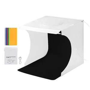 Scatola Luminosa Foto Pieghevole Alimentata Usb Portatile Mini Fotografia Luce Led Tenda W - Foto 1 di 12