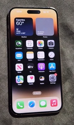 Apple iPhone 14 Pro Max - 256 GB - Gold (Unlocked) ( Face iD Not working ) - Image 1 of 4