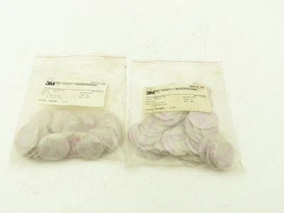 Lote de 200 discos de microacabamento 3M 366L Hookit II 1,25" 50mic óxido de alumínio - Imagem 1 de 4