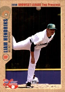 Liam Hendriks 2010 Grandstand Midwest League Top Prospects RC AutographDen - Picture 1 of 2