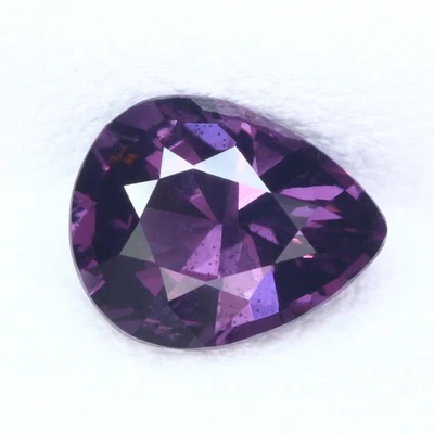 1.26Ct ICA Certified Sensational Perfect Pear 100% Natural Purple ceylon Spinel - Image 1 of 4