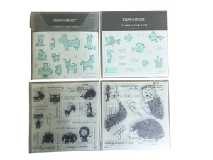 4 Close To My Heart Stempel und dünne Schnitte verschiedene Tiere und Fische - Bild 1 von 5