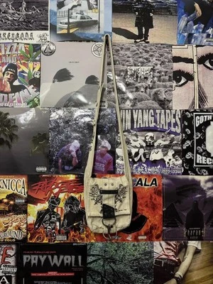 Bolsa de ombro vintage anos 90 diesel carteiro  - Imagem 1 de 4