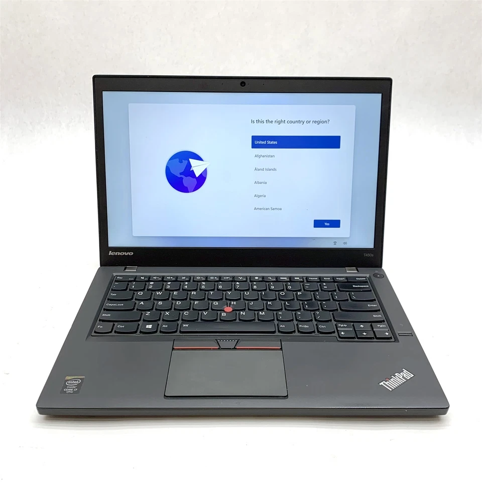Lenovo Thinkpad T450s 14" FHD Intel i7-5600U 2.60 GHz 8GB 256GB SSD Windows 11 - Image 1 of 4