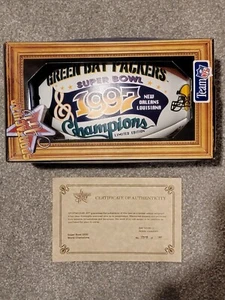 Super Bowl XXXI 31 WILSON OFFICIAL GAMEBALL Football  NFL Packers/Patriots COA - Picture 1 of 6