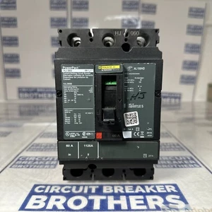 Square D HJL36060 60 Amp 600 Vac 3 Pole Circuit Breaker-Warranty (New Take Out) - Picture 1 of 6