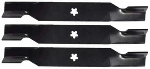 Husqvarna LSZ5422 LSZ 5422 54" Zero-Turn High-Lift Bagging Mower Blades Set of 3 - Picture 1 of 1