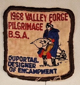 Vintage 1968 Valley Forge Pilgrimage Boy Scouts Patch - Picture 1 of 3
