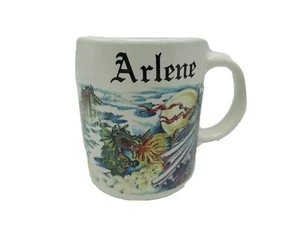 Taza de café Excalibur Hotel and Casino Las Vegas con el nombre Arlene - Imagen 1 de 7