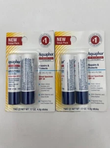 Barra reparadora de labios Aquaphor + protector solar FPS 30,17 oz. Pack 2 Lote de 2 - Imagen 1 de 6