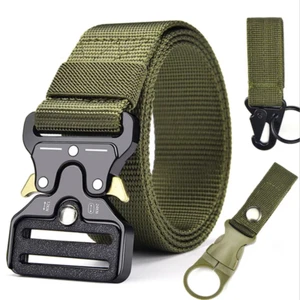 Cinturón Táctico Militar Ajustable de Nailon con Hebilla Automática de Metal ... - Imagen 1 de 7