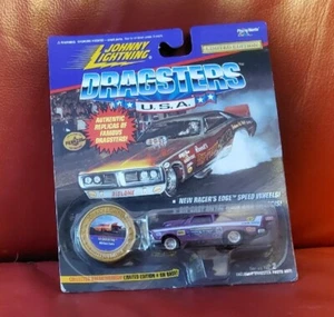 Johnny Lightning 1958 Plymouth Fury Christine Dragsters U.S.A Purple - Picture 1 of 2
