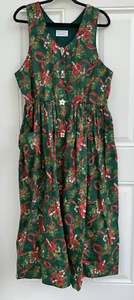 Carol Art Designs Women’s Christmas Dress Size M Unique Accent Buttons NWOT READ - Picture 1 of 14