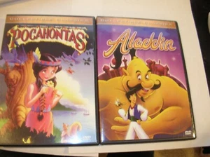 Collectible Classics: Pocahontas & Aladdin-(2 DVDs) Very Good (Goodtimes) - Picture 1 of 6