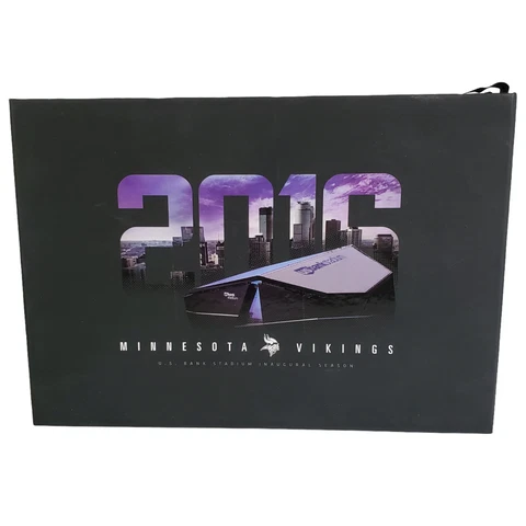 Minnesota Vikings Season Ticket Box NFL Football US Bank Stadium Inaugural 2016 Cover
